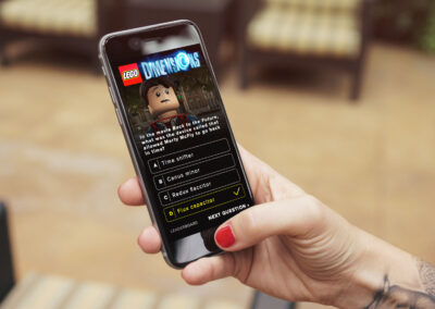 Lego Conference Mobile App Interface