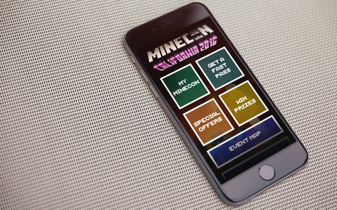 Minecon Conference App Design